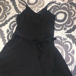 Express Sheer V neck romper